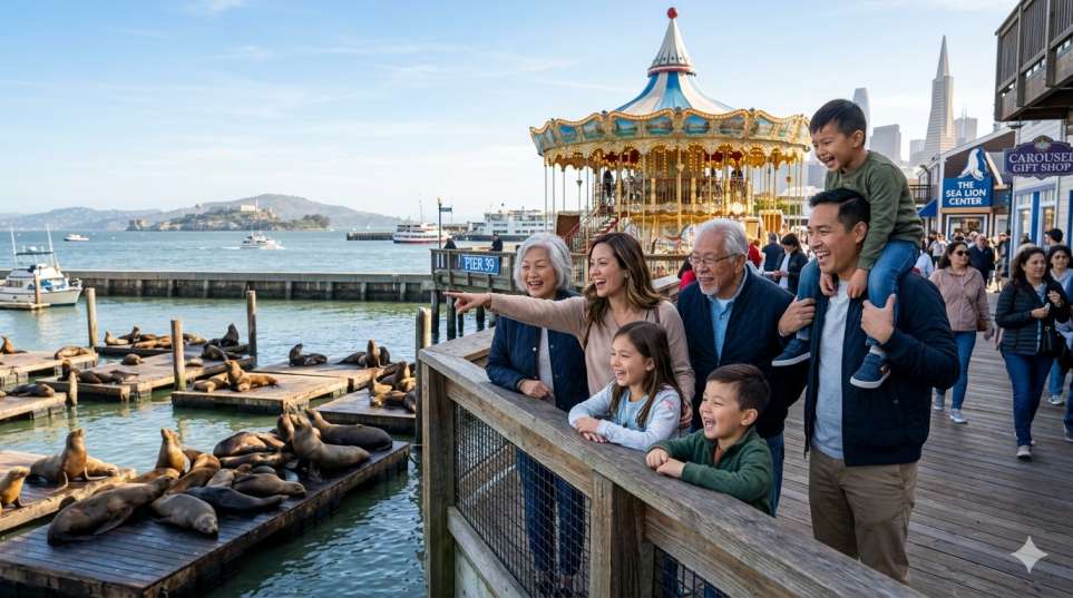 Pier 39: Family Time